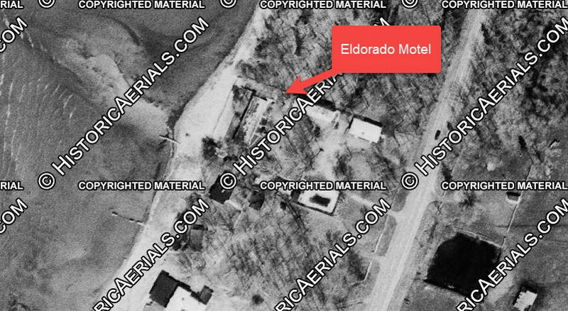 Eldorado Motel & Cottages - 1968 Aerial (newer photo)